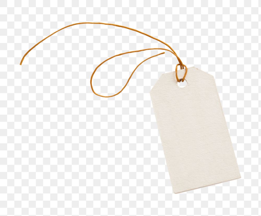 Handmade tag mockup