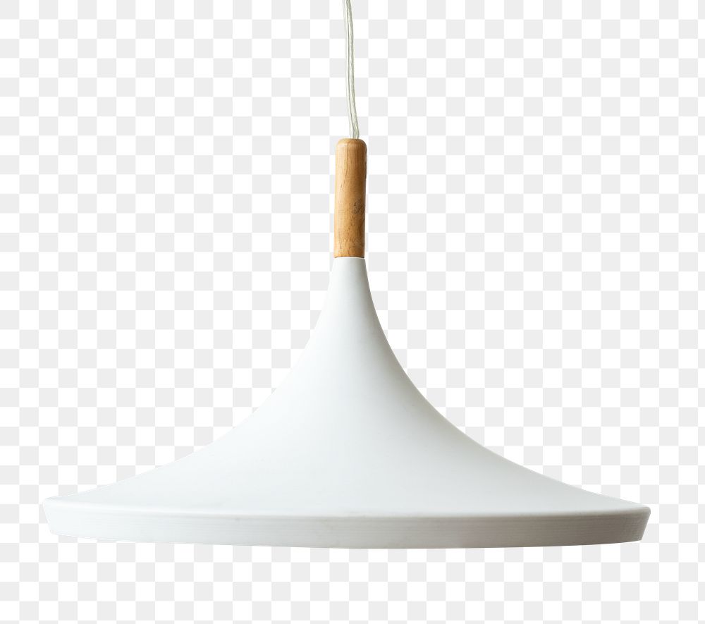 Minimal pendant lamp png mockup