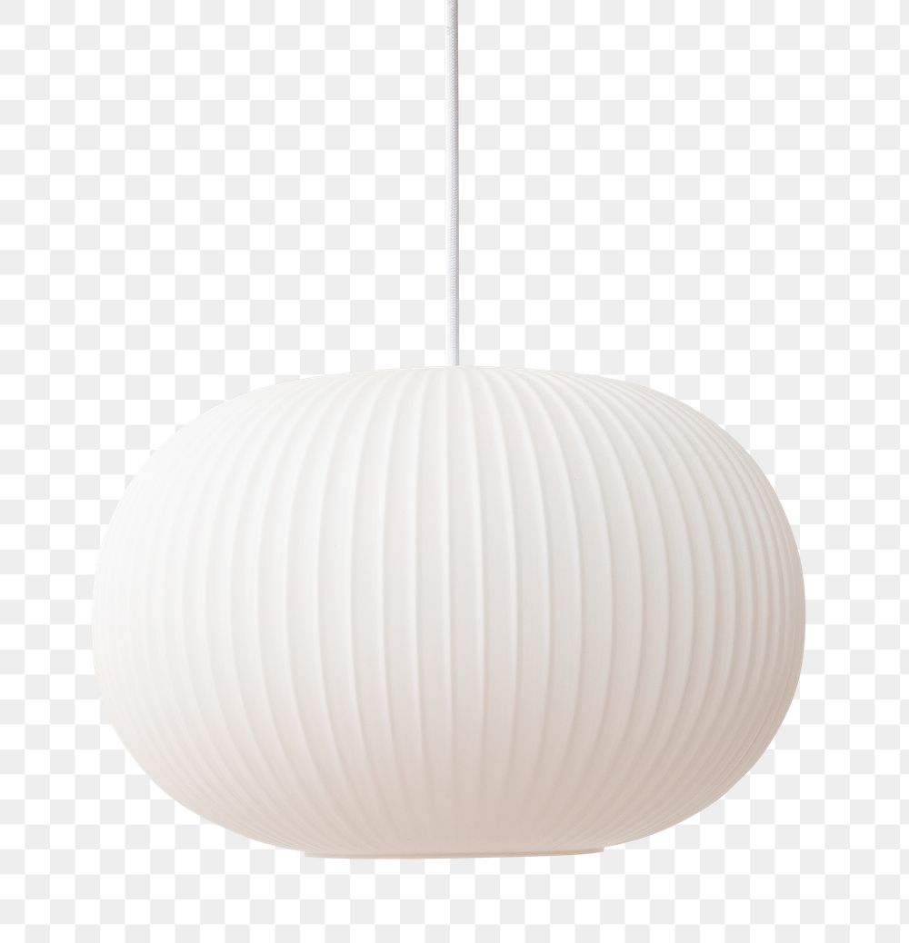 Rice ball lamp png mockup in Japandi interior design