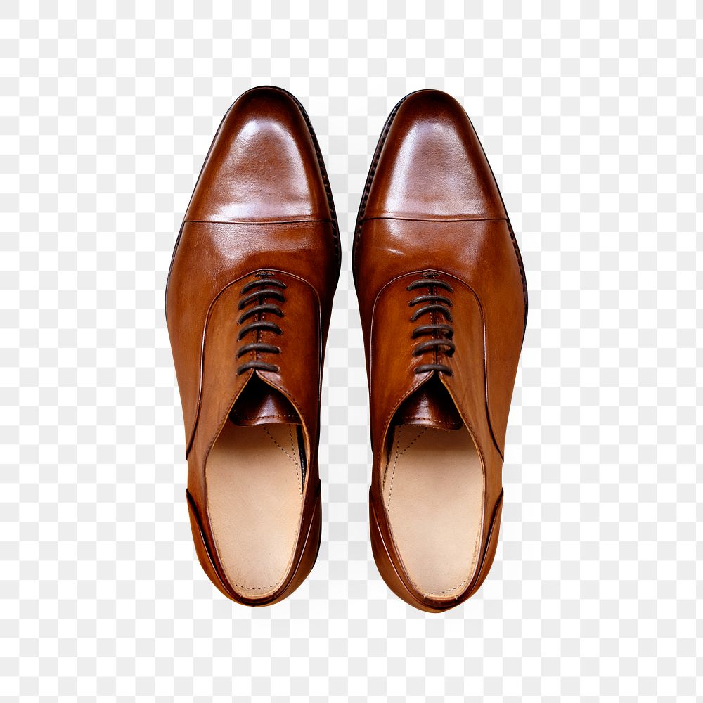 Mens leather shoes transparent png