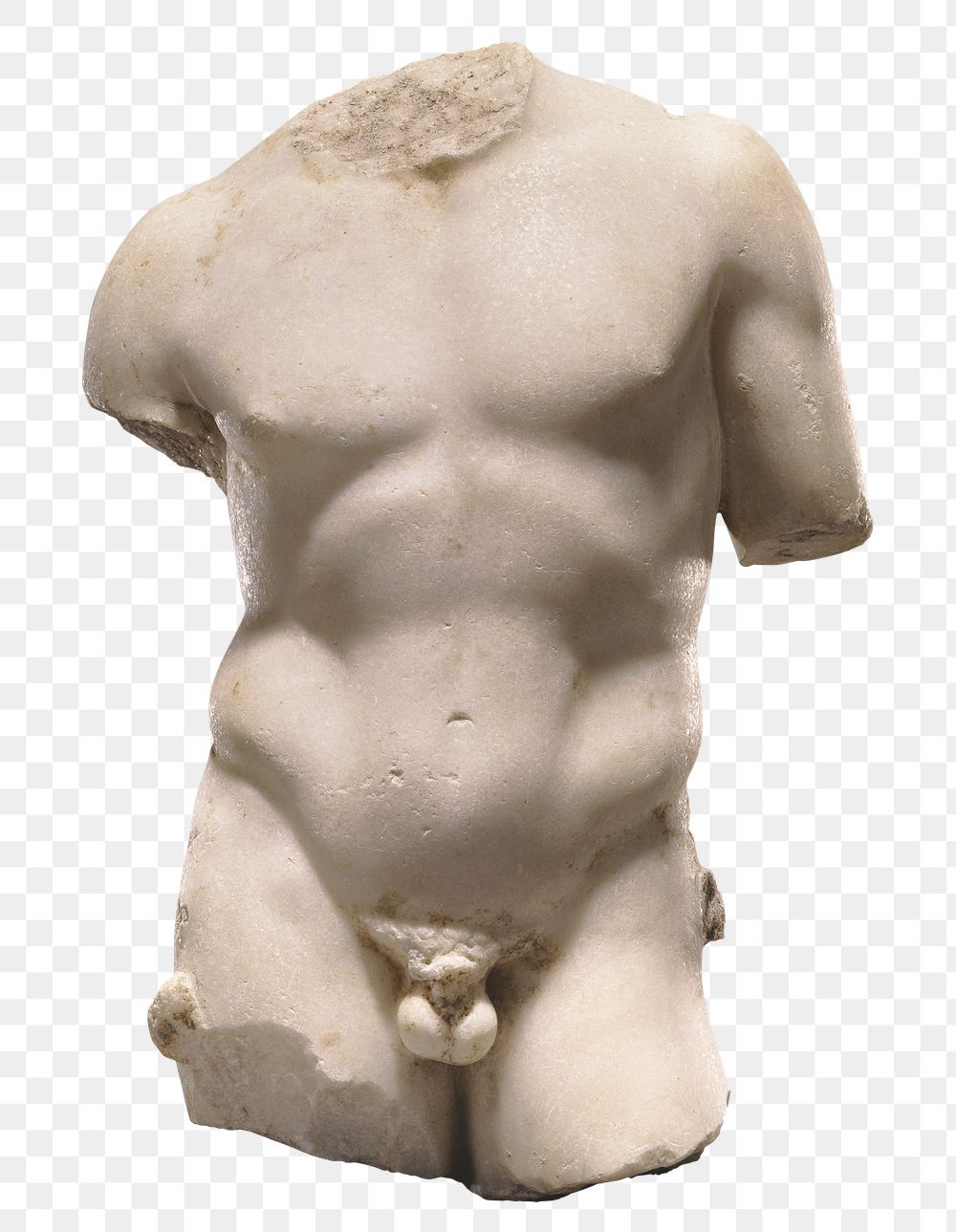 Man nude topng sculpture