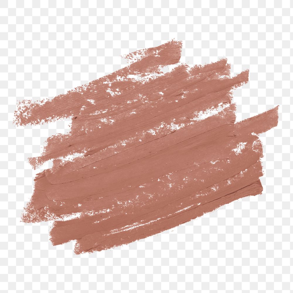 Pastel nude pink paint brush stroke texture badge background