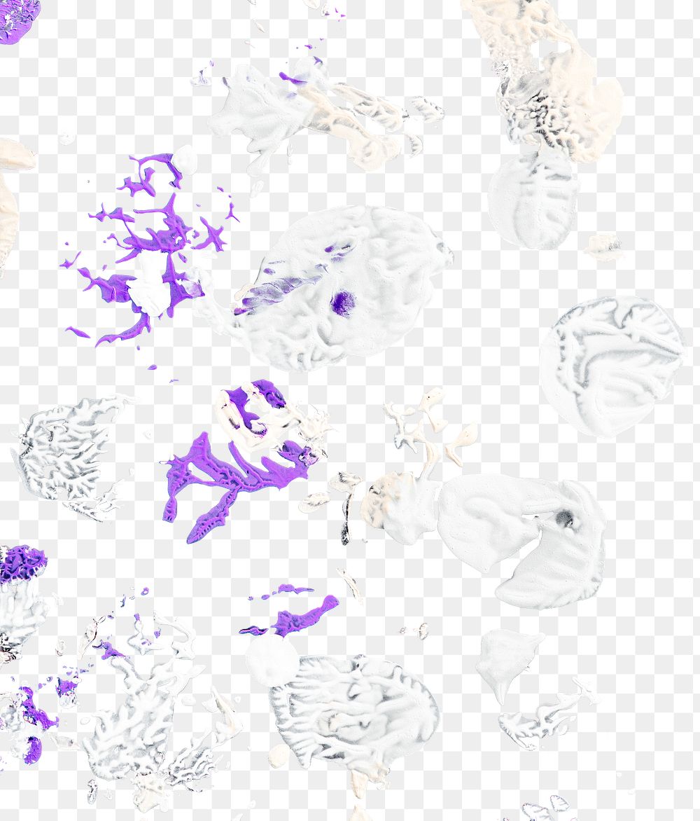 Purple and white brush stroke background transparent png