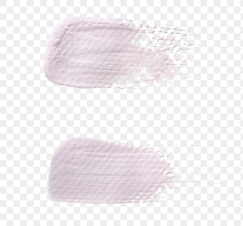Pink acrylic brush stroke transparent png