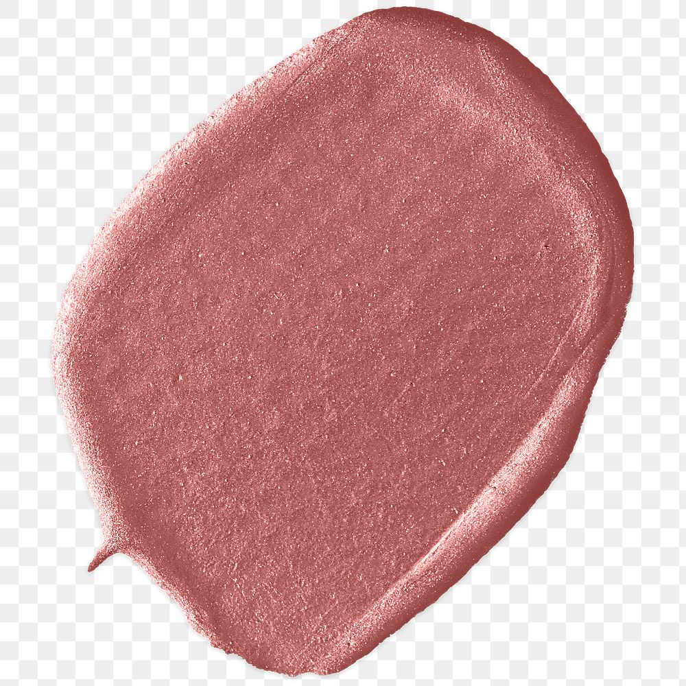 Metallic pink paint stroke transparent png