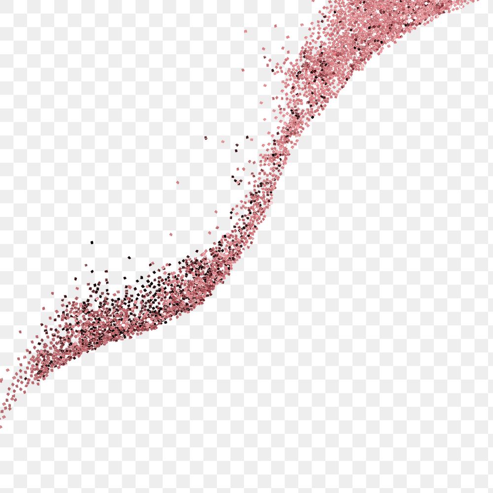 Dusty red particles pattern background transparent png
