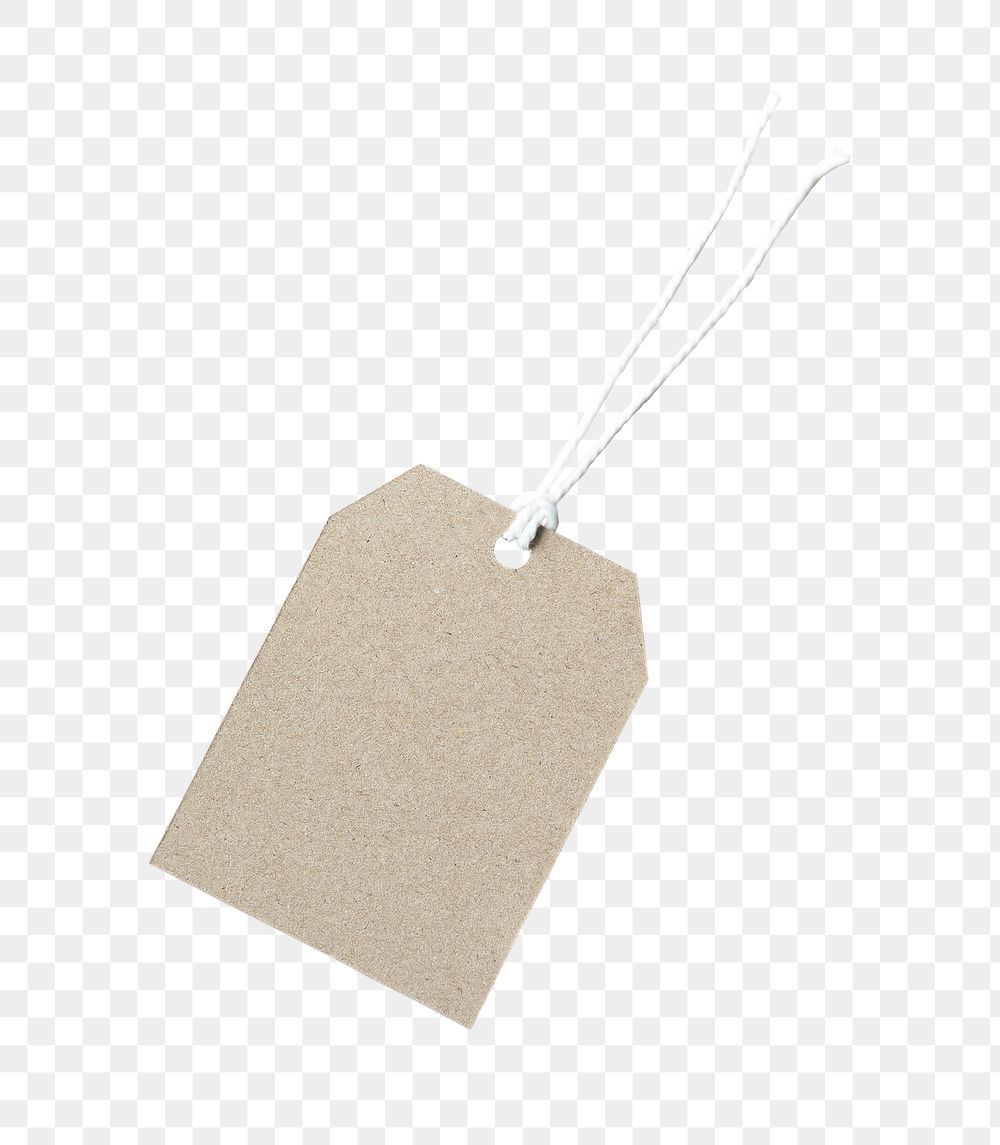 Paper tag mockup