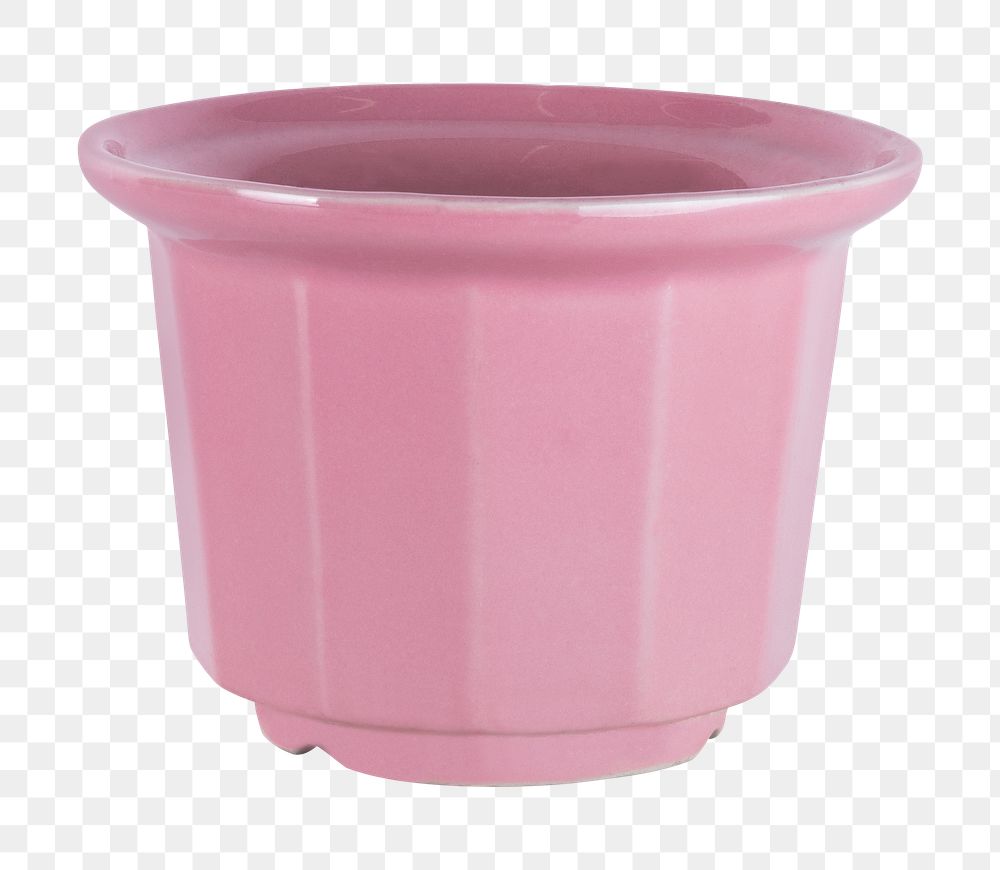 Pink plant pot png mockup for home decor