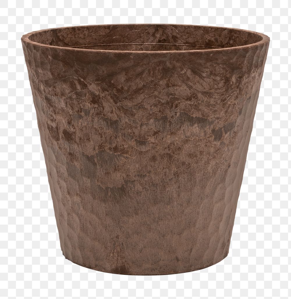 Brown plant pot png mockup for home decor