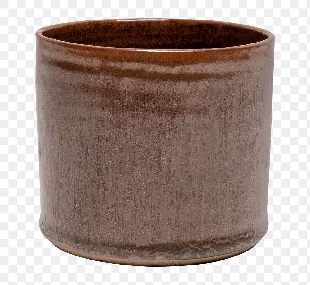 Brown plant pot png mockup for home decor