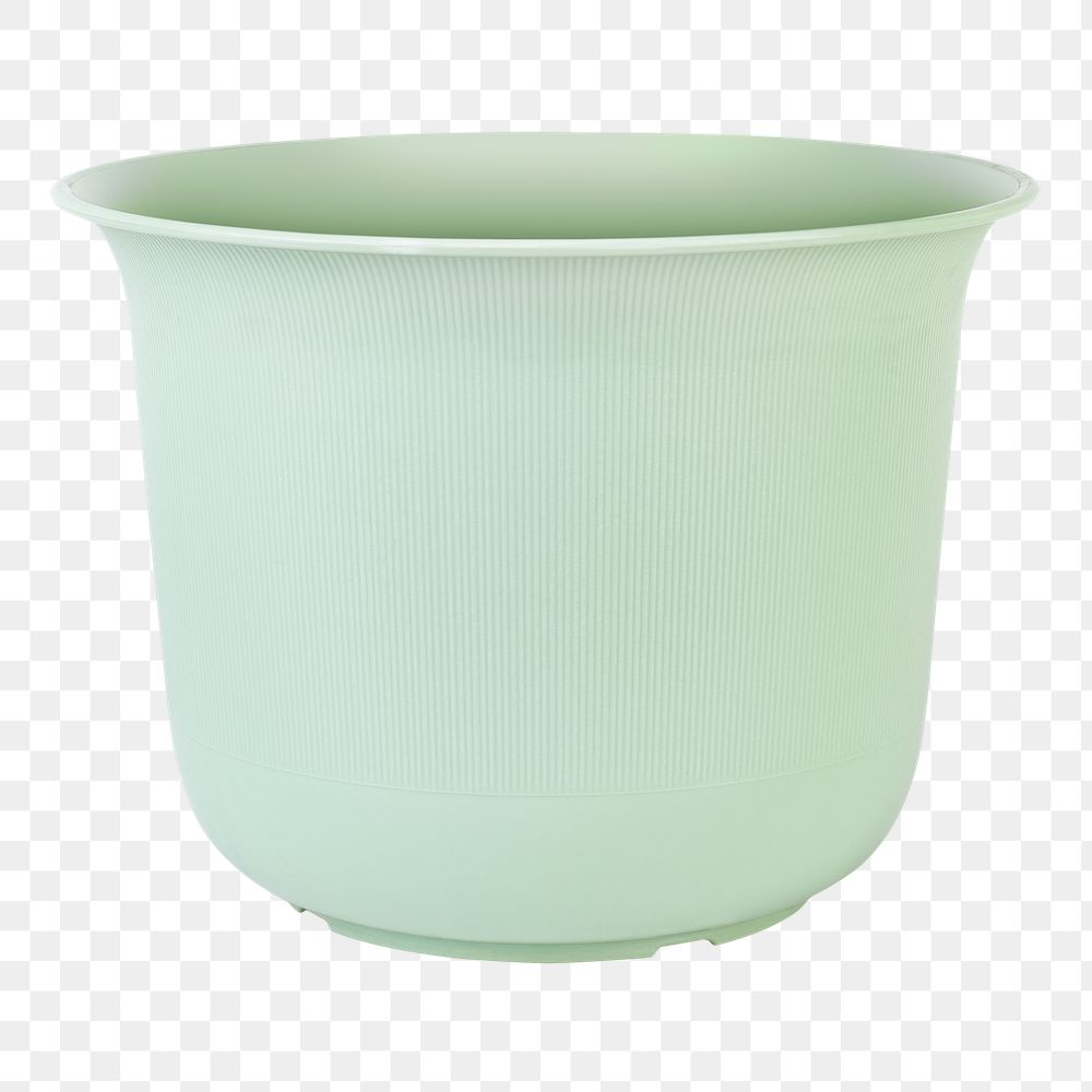 Green plant pot png mockup for home decor