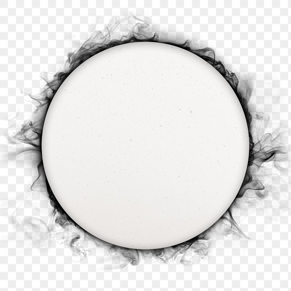 circle frame white