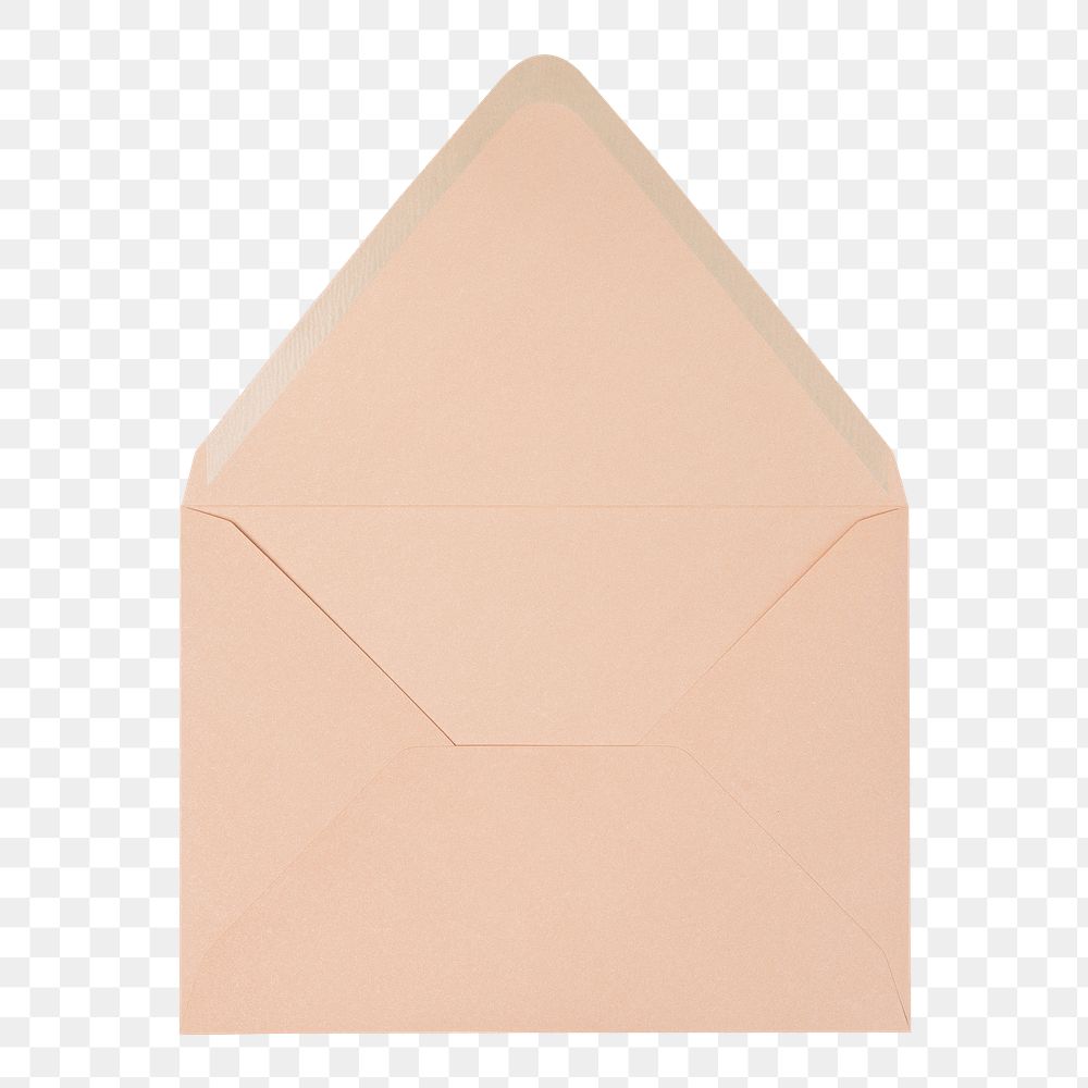 Pink envelope png, stationery sticker