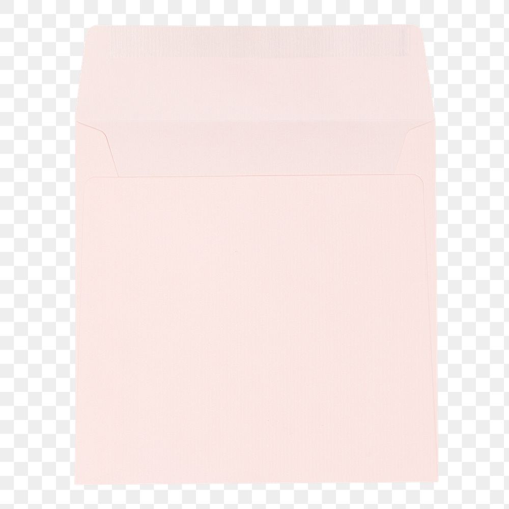 Pink envelope png, stationery sticker
