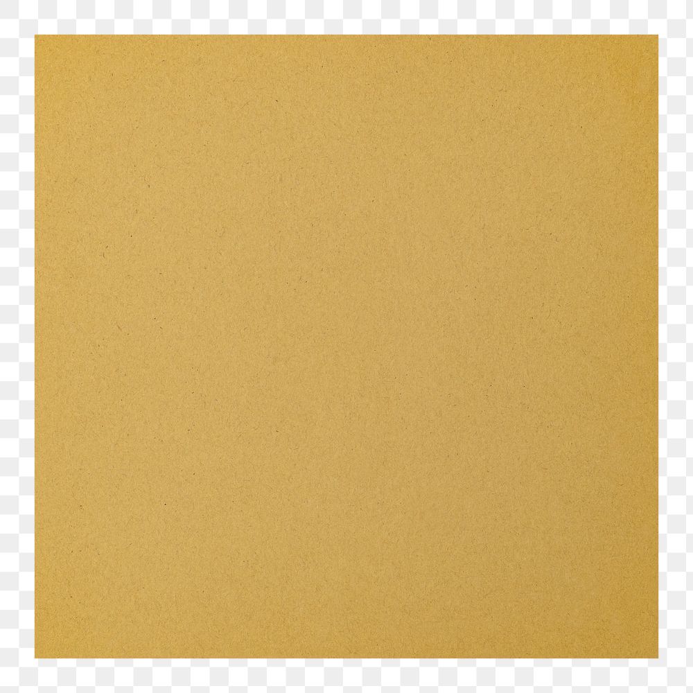 Sand yellow paper background png, digital sticker