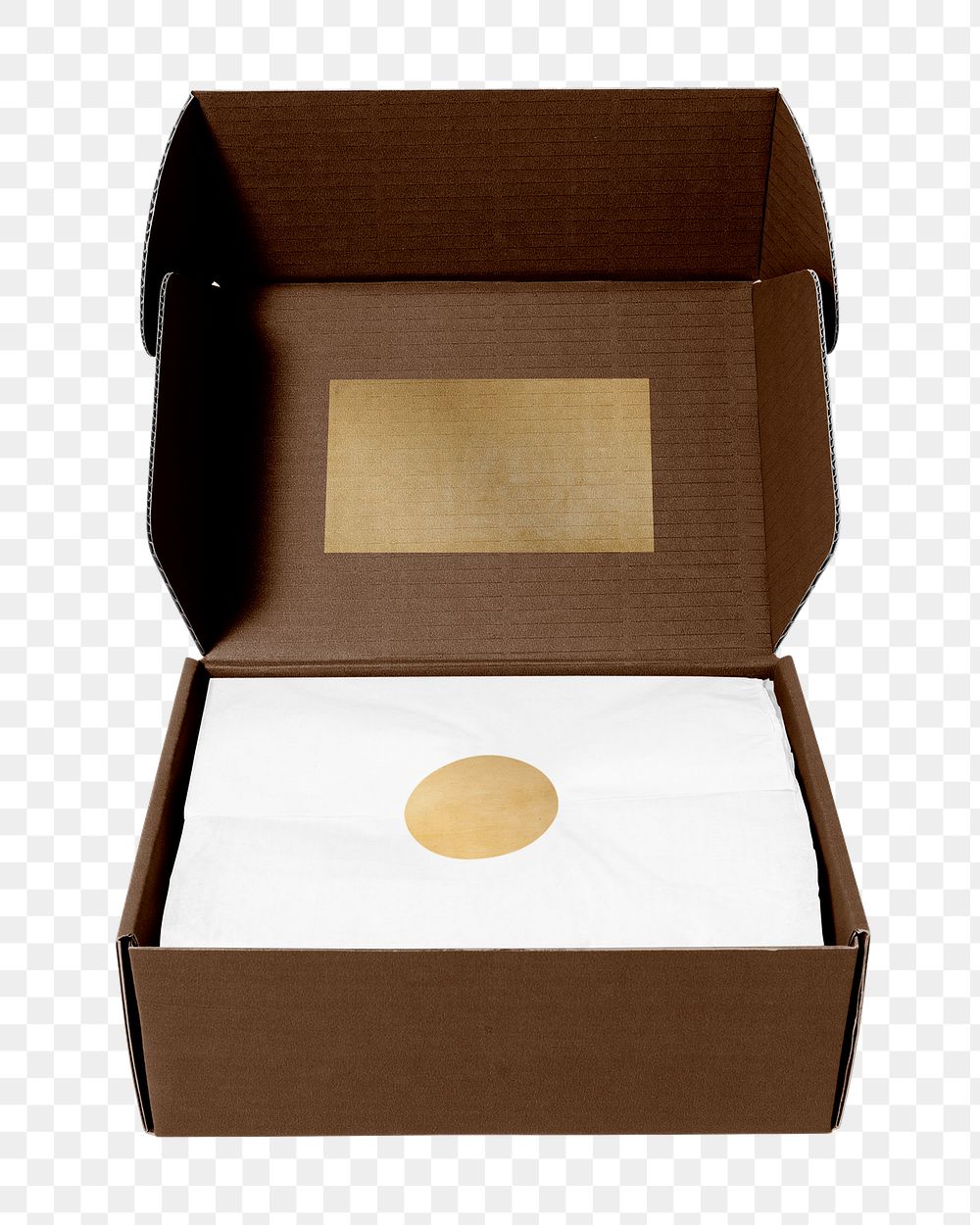 Luxury paper box png, packaging for small business
