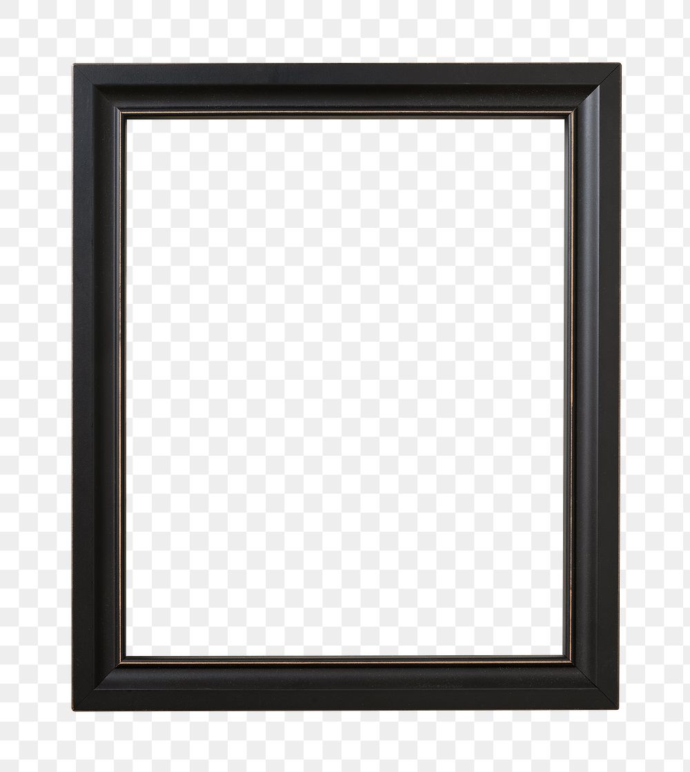 Picture frame mockup png, digital sticker element