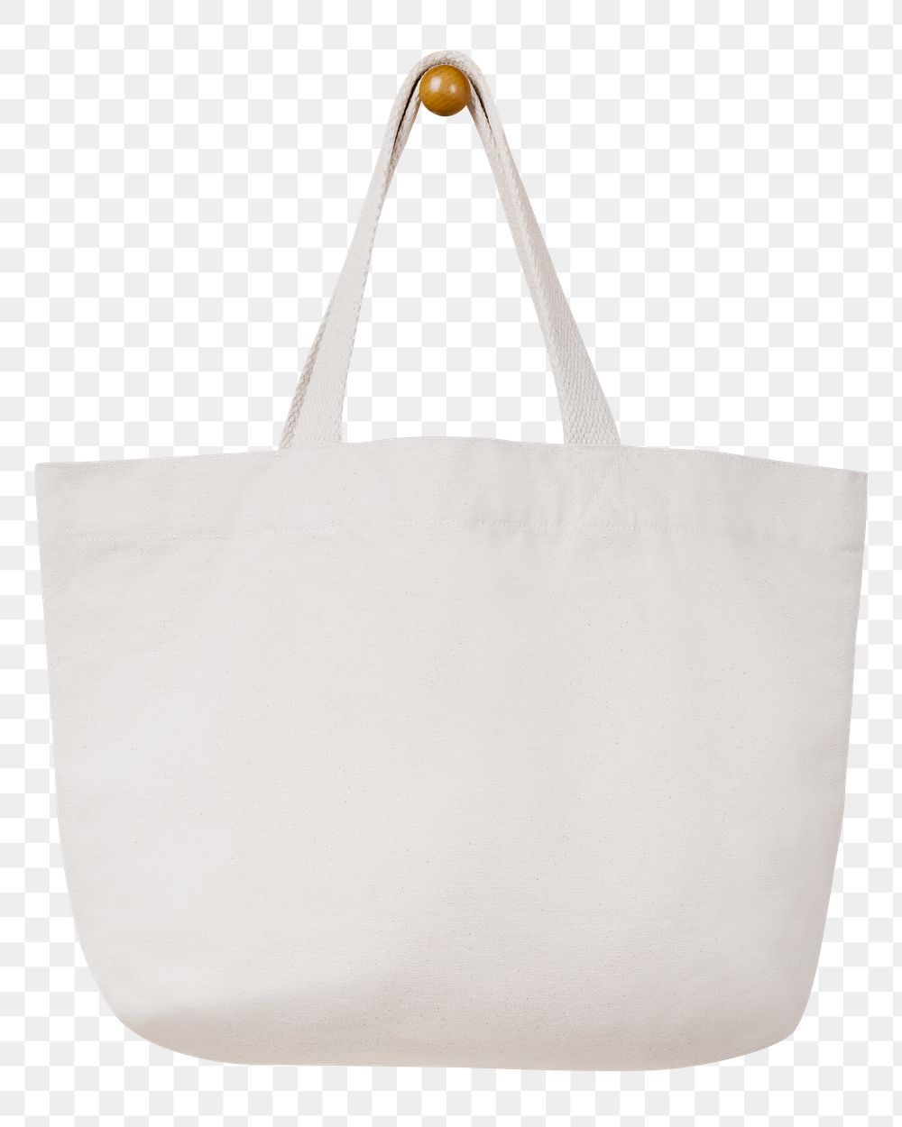 Shopping tote bag png transparent, reusable and realistic design