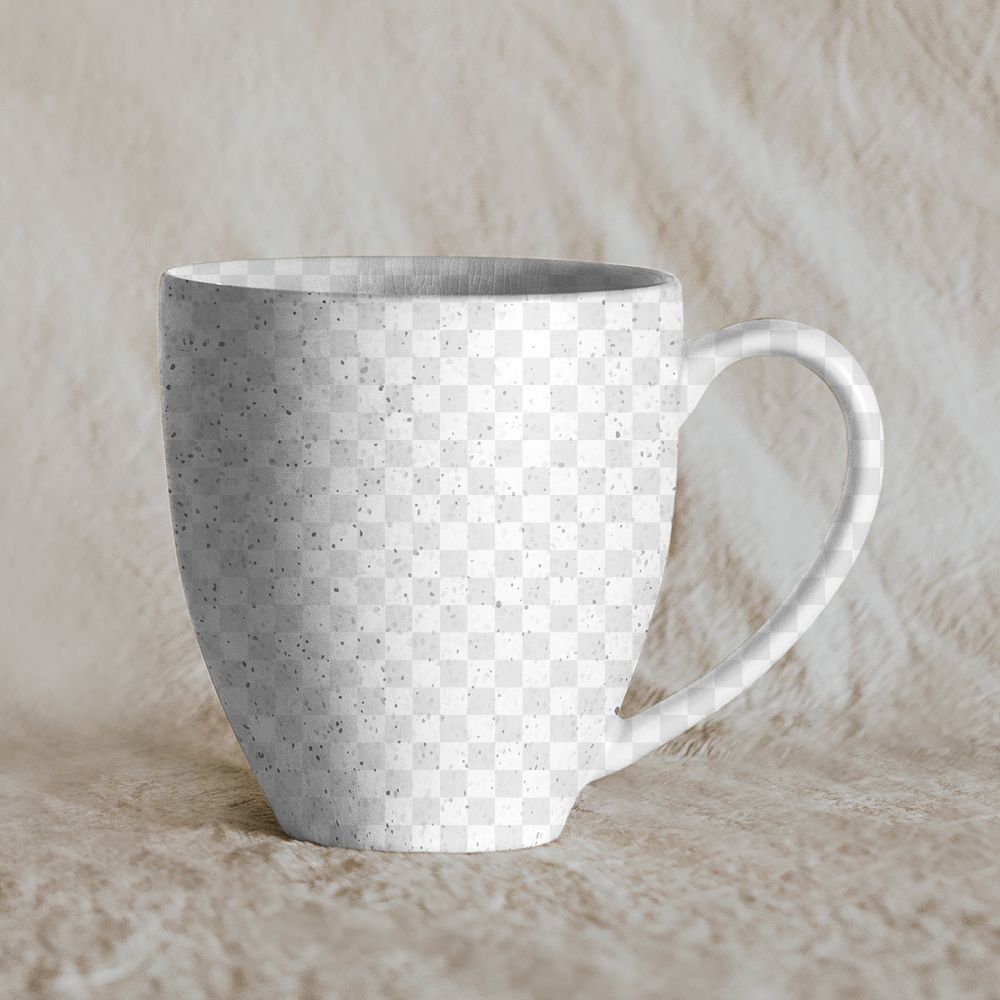 Coffee mug png mockup transparent design 