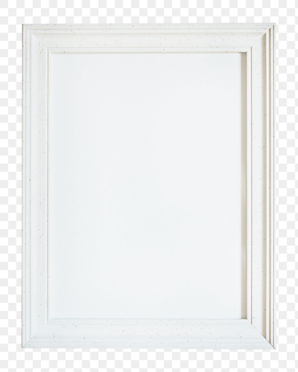 White wooden frame png, design space