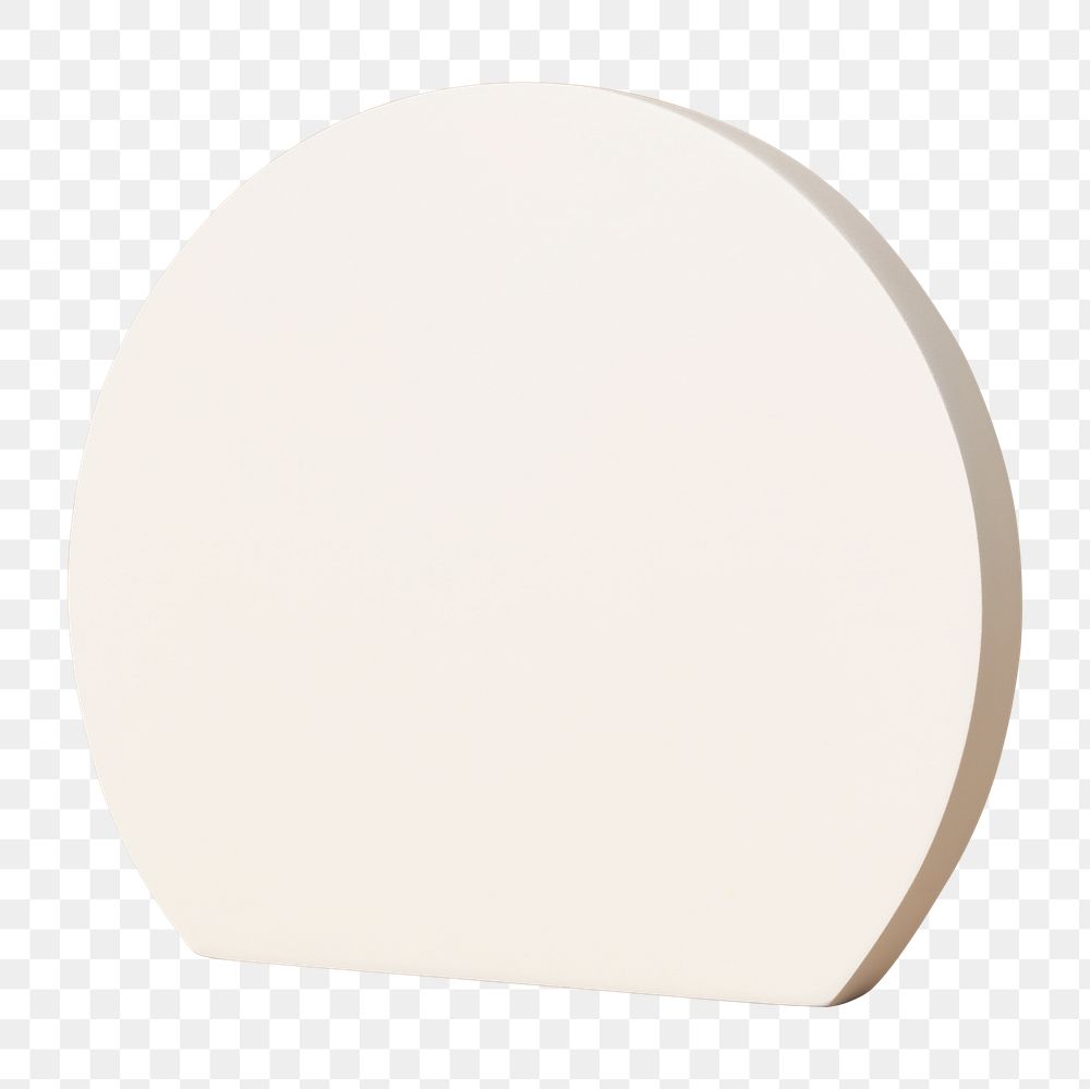 Beige round badge png, geometric design element, isolated object design