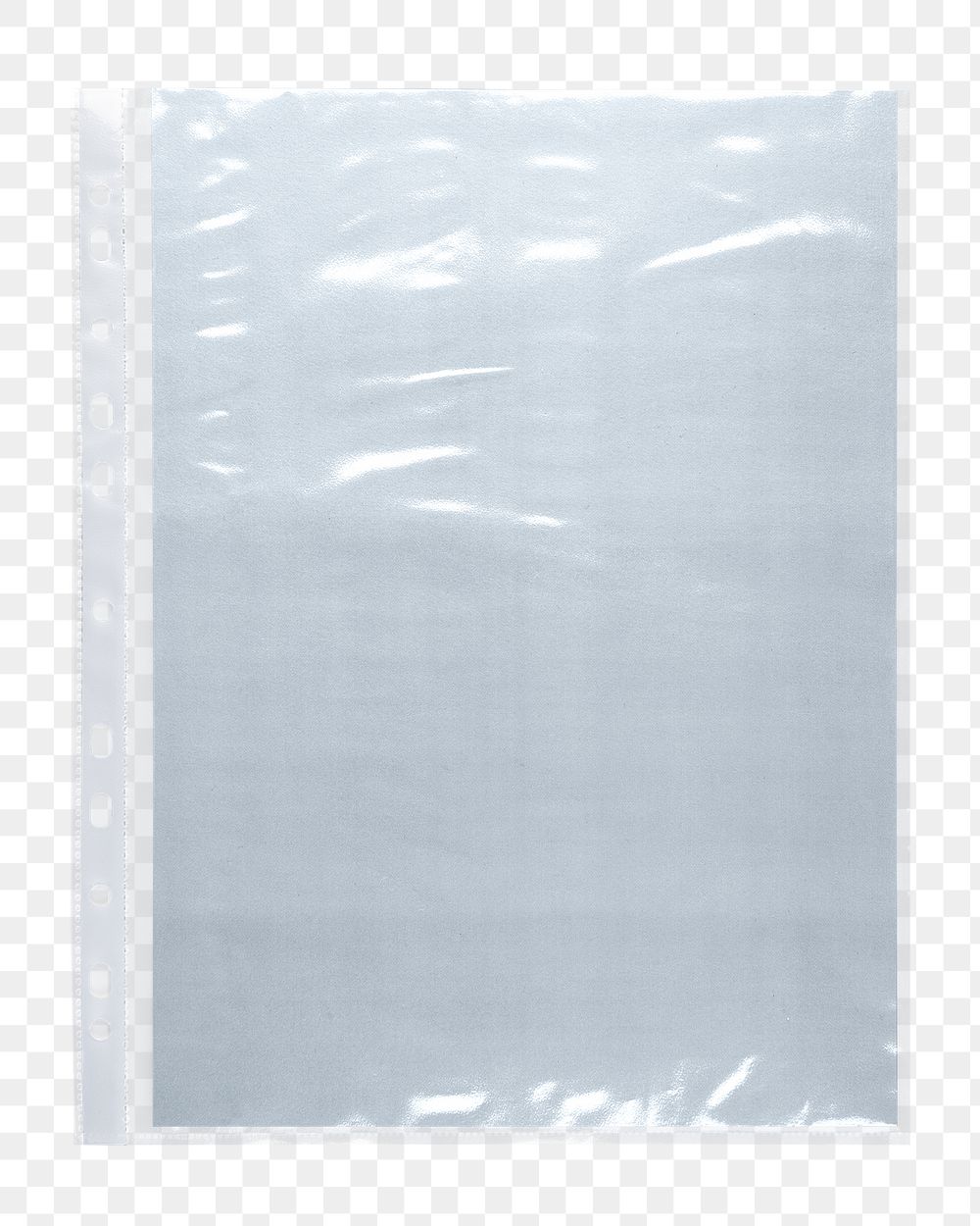 Gray paper png, in folder insert, transparent background