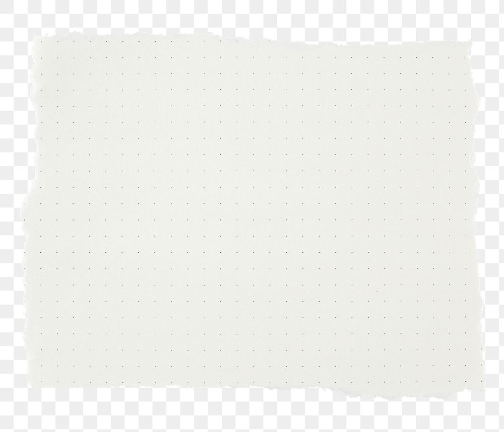 Dot grid paper png sticker, transparent background