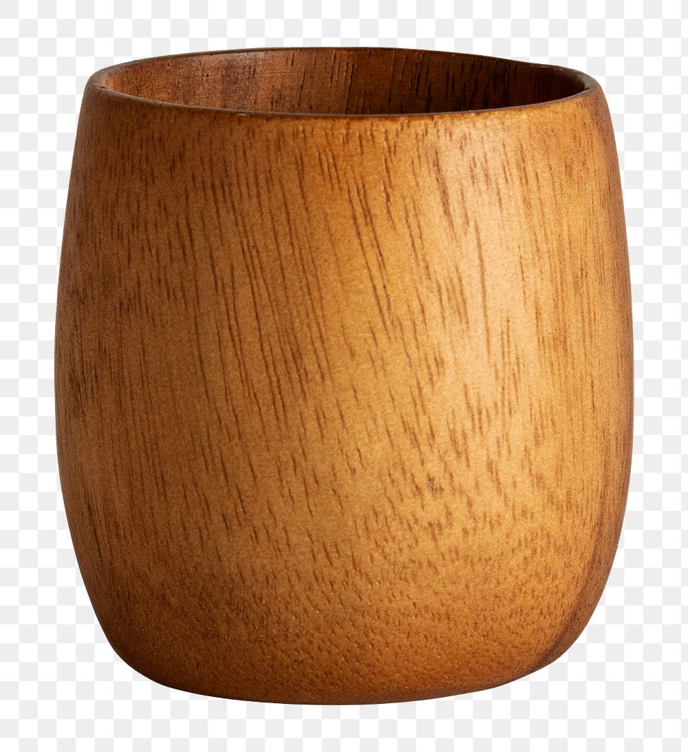 Wooden tea cup mockup design resource