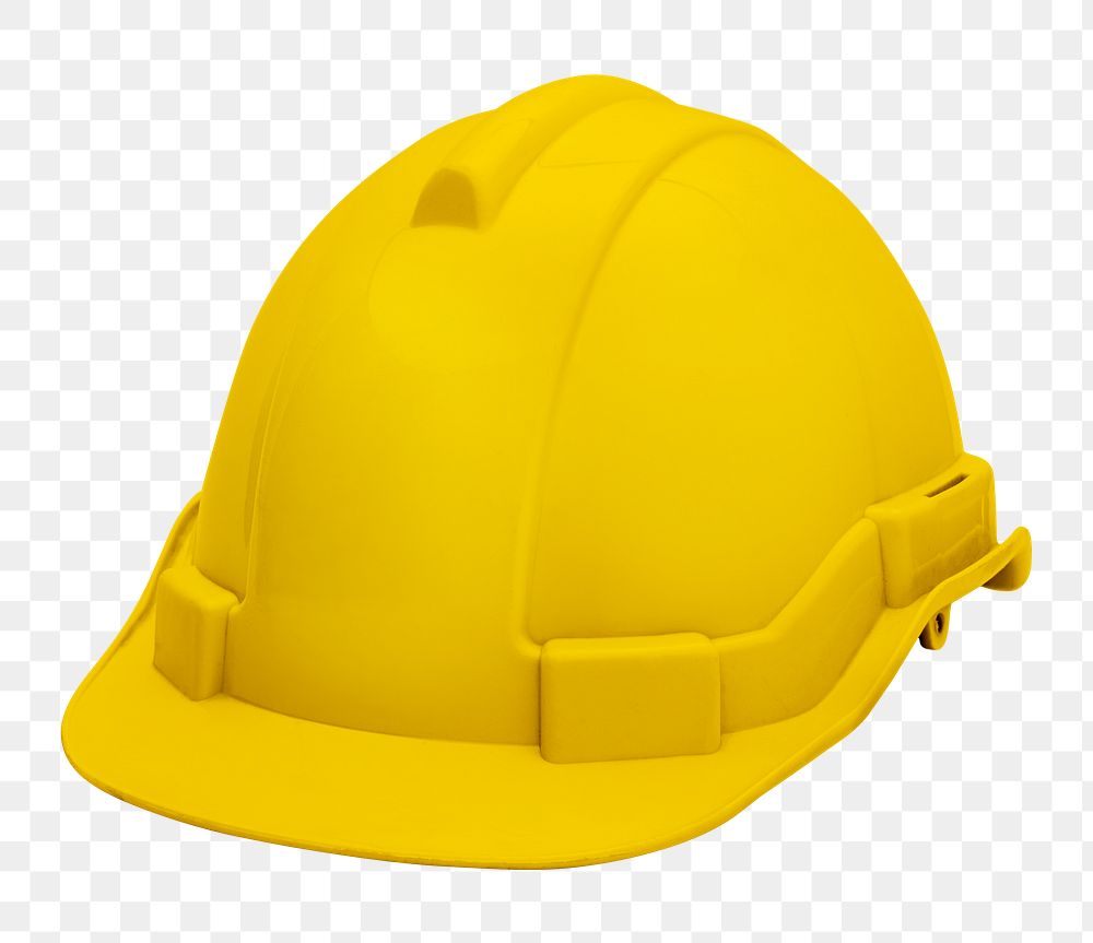 Yellow hard hat design element 
