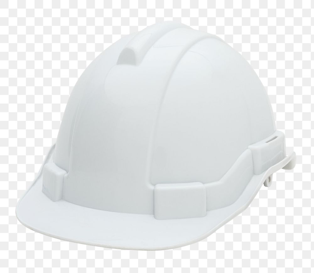 White hard hat design element