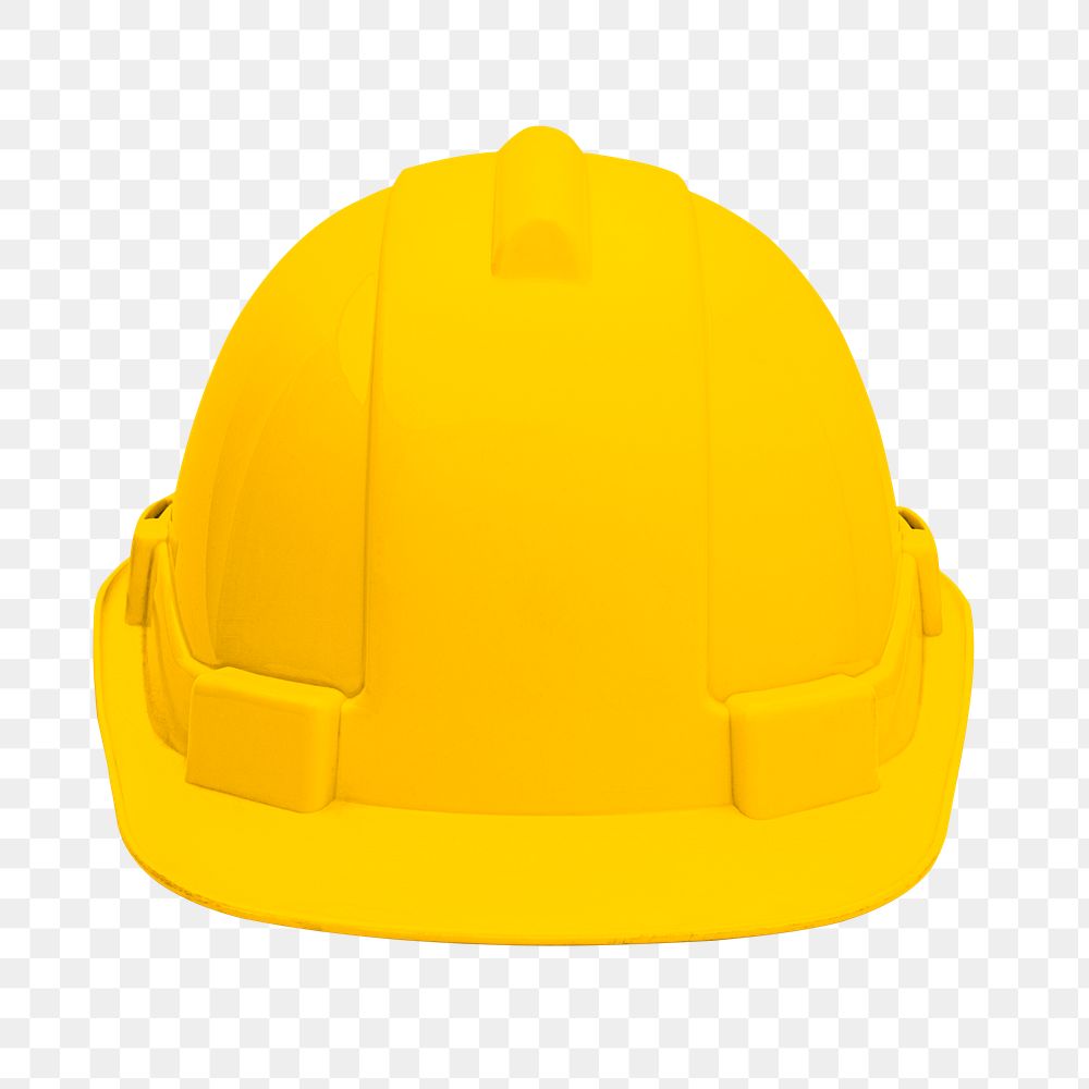 Yellow hard hat design element