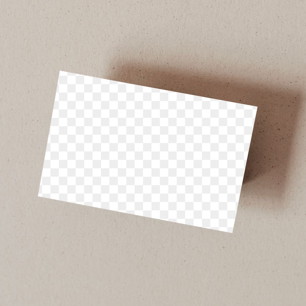 Blank card transparent png