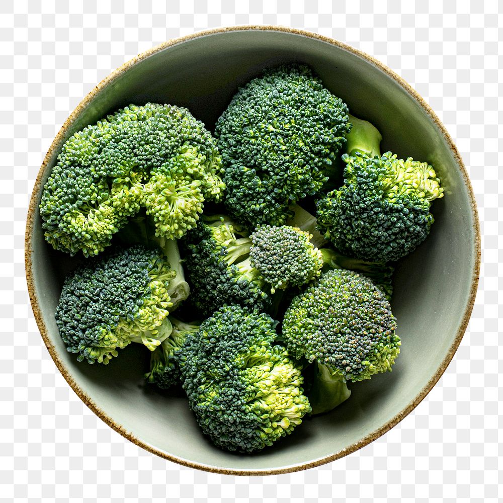 Cut fresh natural green broccoli 