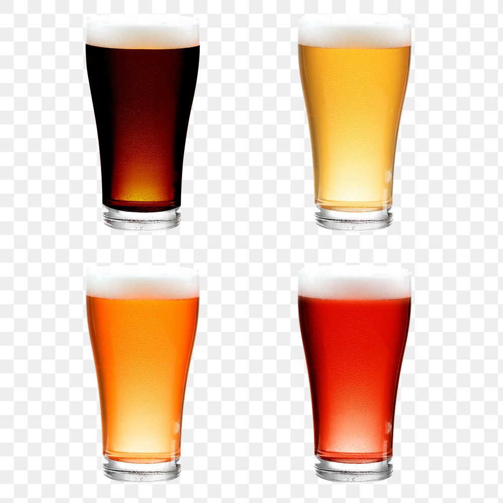 Draught beer png product mockup