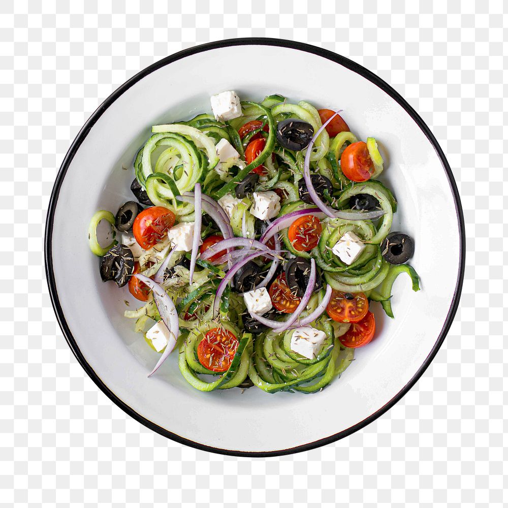Fresh homemade salad design element