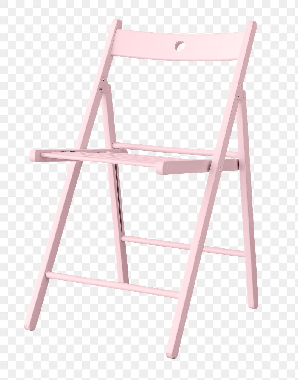 Modern pink chair design element