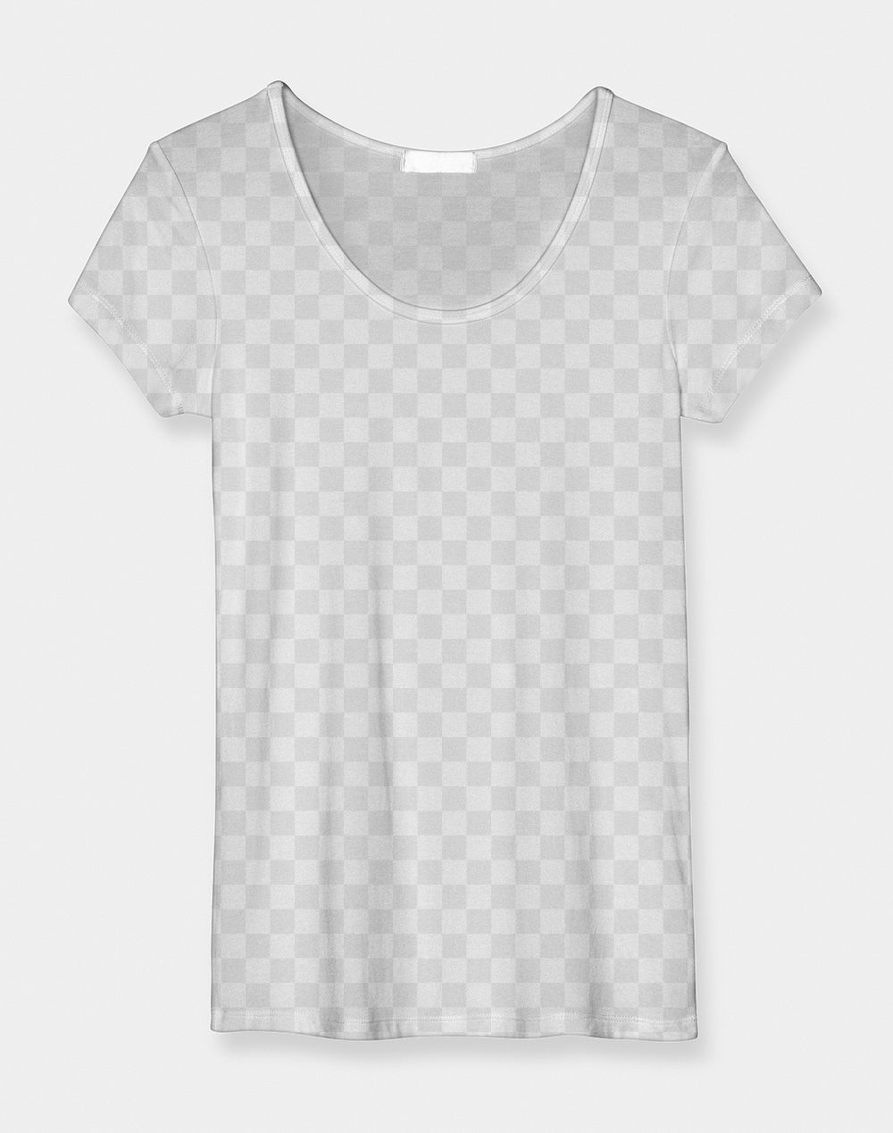 Png tee transparent mockup women&rsquo;s apparel