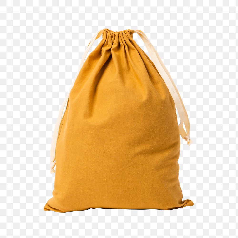 Png yellow drawstring bag unisex accessories