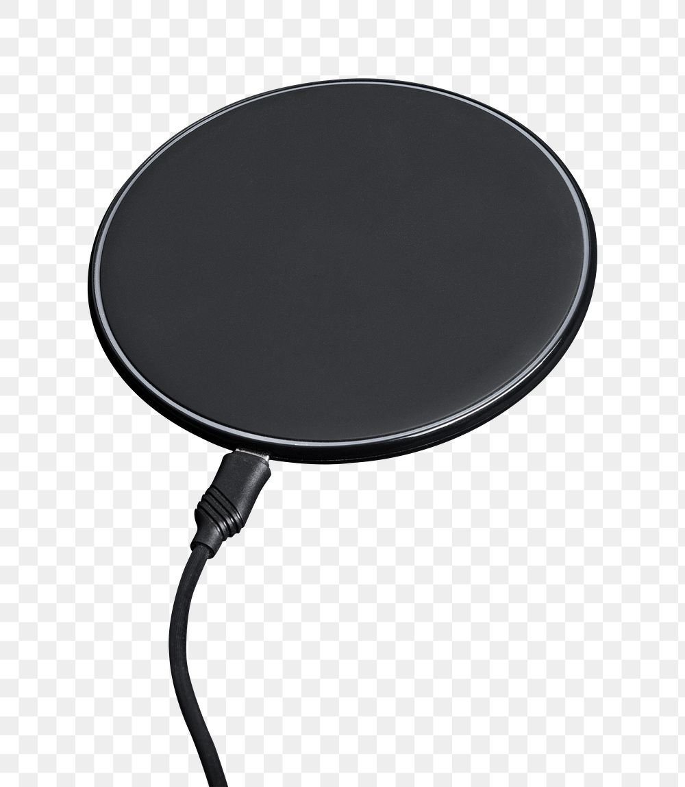 Wireless charger mockup png digital device