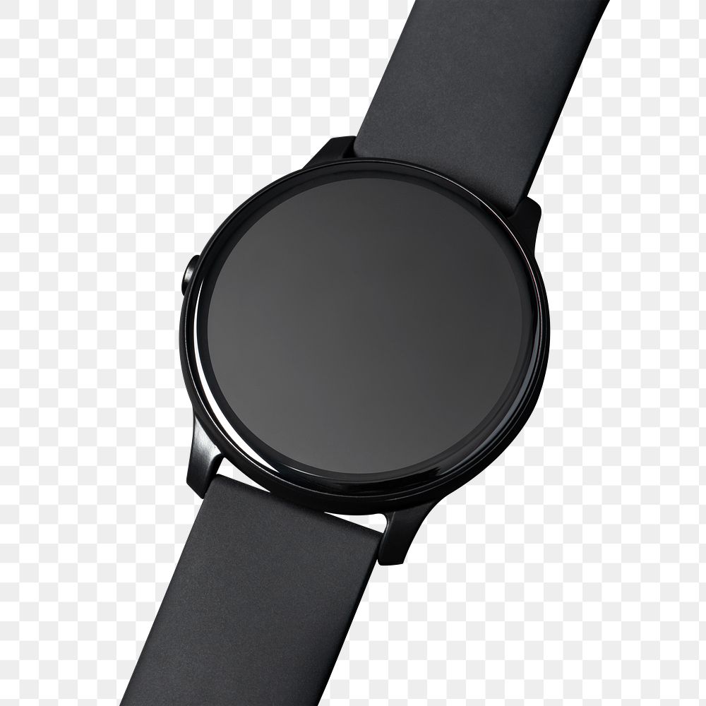 Smart watch screen mockup psd digital device