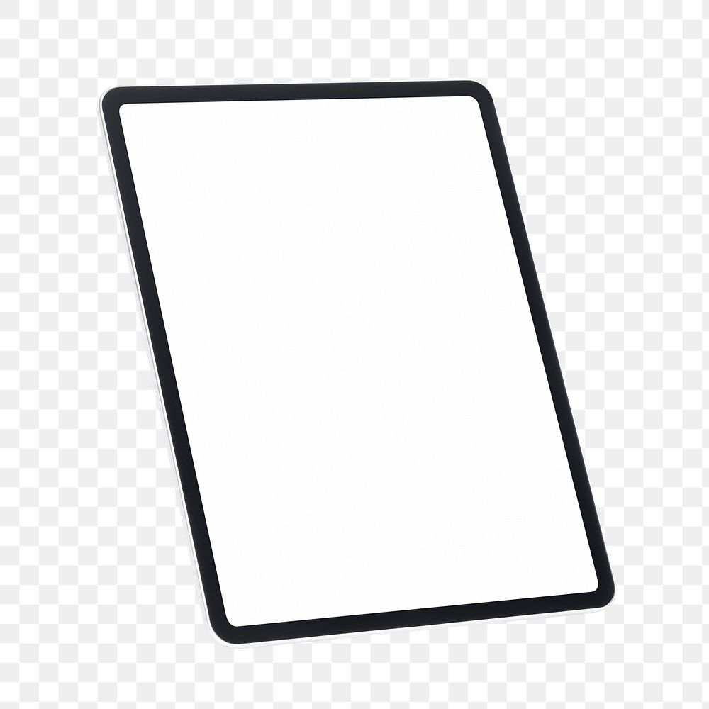 Digital tablet png mockup technology and electronics