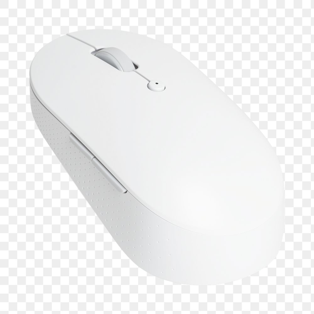 Wireless computer mouse mockup png digital device