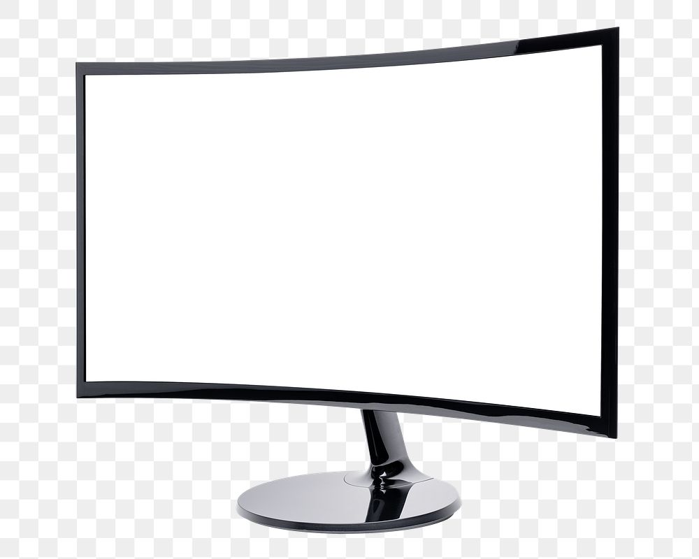 Computer monitor mockup png digital device
