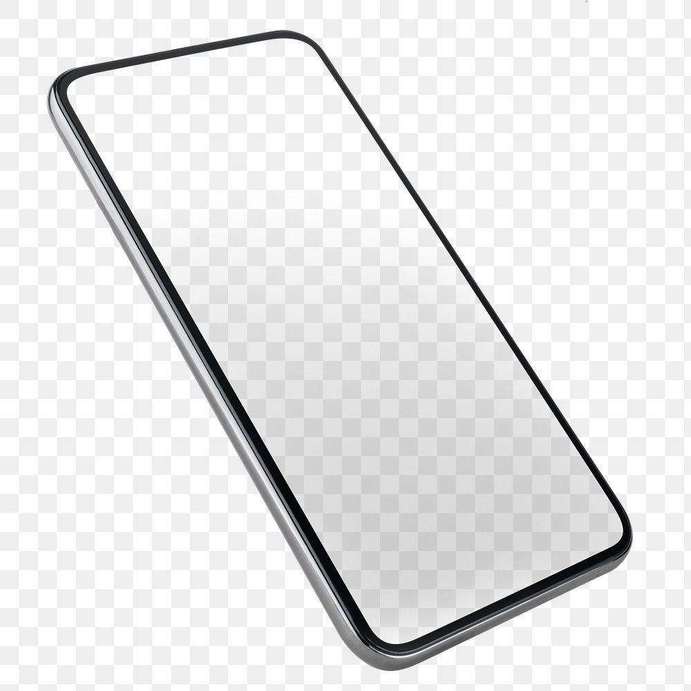 Mobile phone case mockup png product showcase