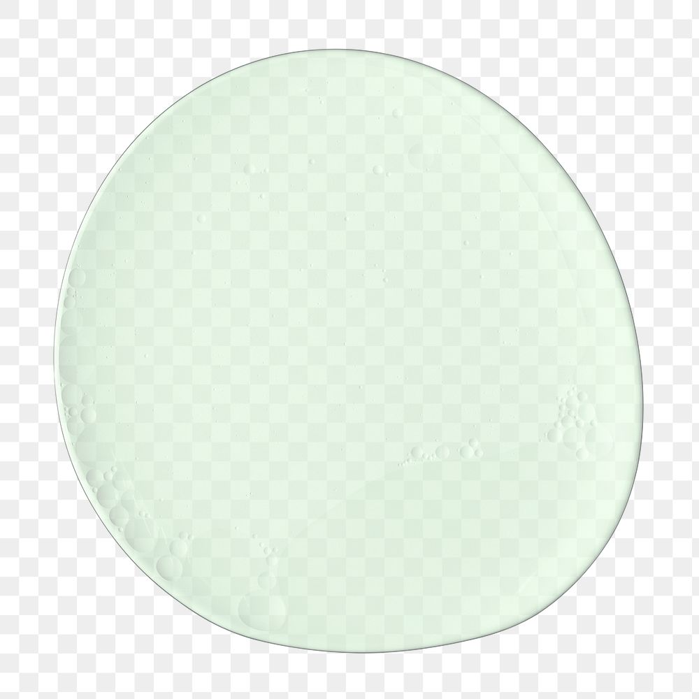 PNG green transparent circle shape sticker