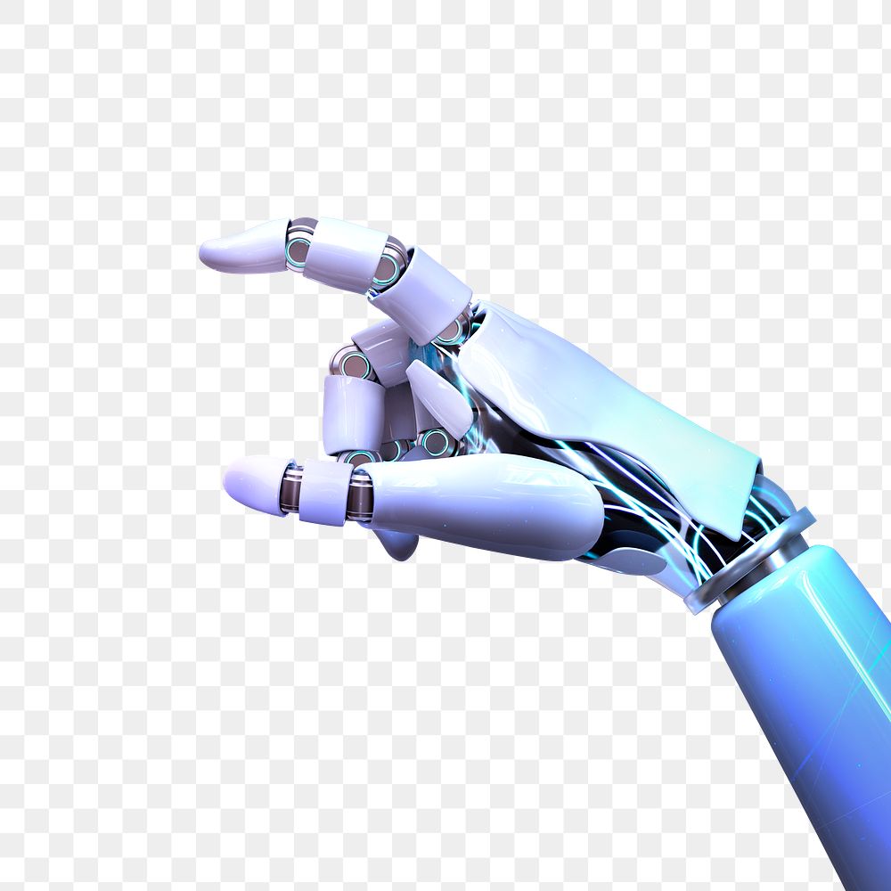 Cyborg png hand finger pointing