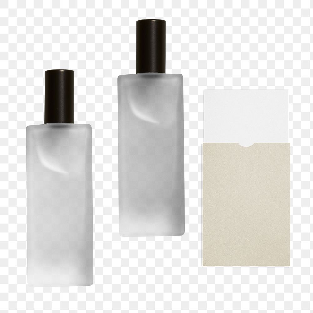 Bottles, business card png on transparent background transparent branding identity