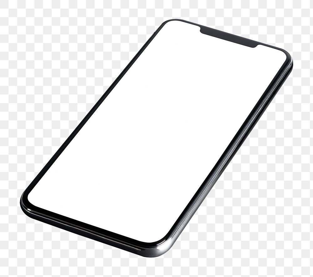 Blank phone png with transparent background 