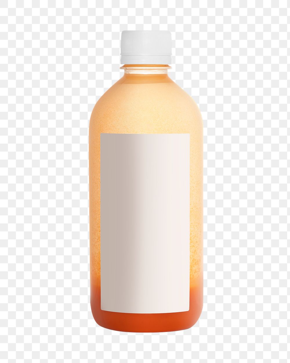 Fruit juice bottle png, isolated object, transparent background