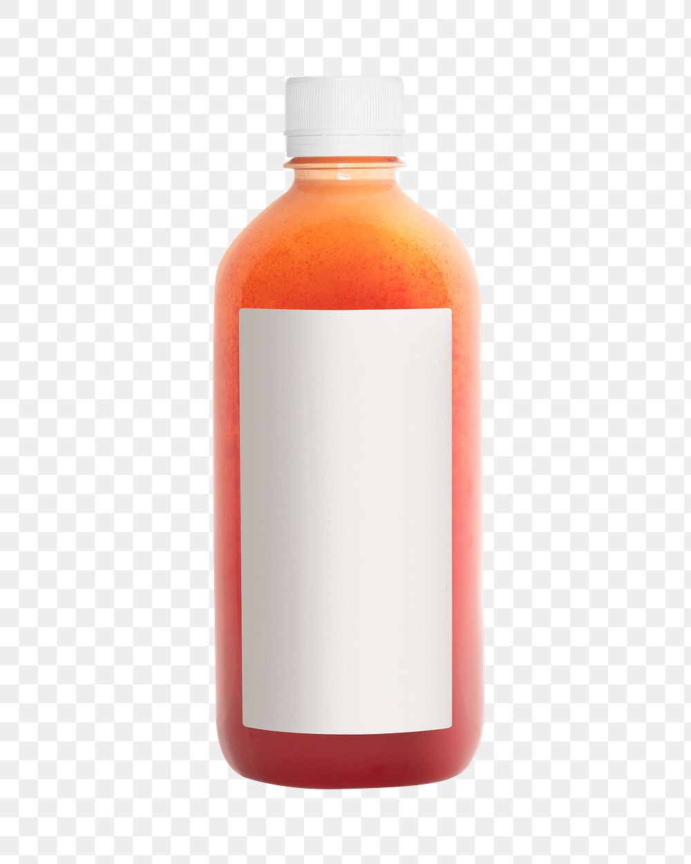 Fruit juice bottle png, transparent background and isolated object 
